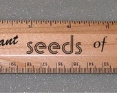 Teacher's Wooden Ruler Custom Engraved
