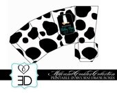 Milk and Cookies Collection - Printable Favor or Popcorn Boxes