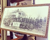 Vintage 1920 Framed Group Photo at Mt Vernon
