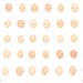 Faces No 1 - original painting by elizabeth pawle - a study of babies faces in gouache watercolour and pencil