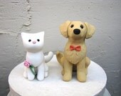 Pet wedding cake topper