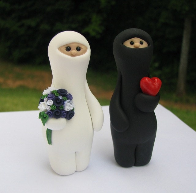 Ninja Love wedding cake topper
