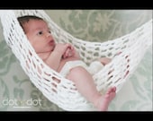 White Crochet Hammock, Pod, Slings- Newborn Photo Prop, Photography prop, Custom props available