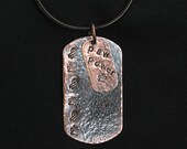 Custom Stamped Cancer Hero Pet ID Tag