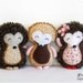 Hedgehog Sewing Pattern PDF Woodland Softie Stuffed Toy  Instant Download
