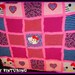 Hello Kitty Themed Baby Afghan