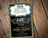 DIY Printable Preschool or Kindergarten Graduation Invitation Il_170x135