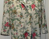 Must See - Gorgeous 50s 60s SPARKLY Metallic Floral JACKET -So Marant, So D & G