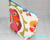 Cosmetic Bag-  Flowers
