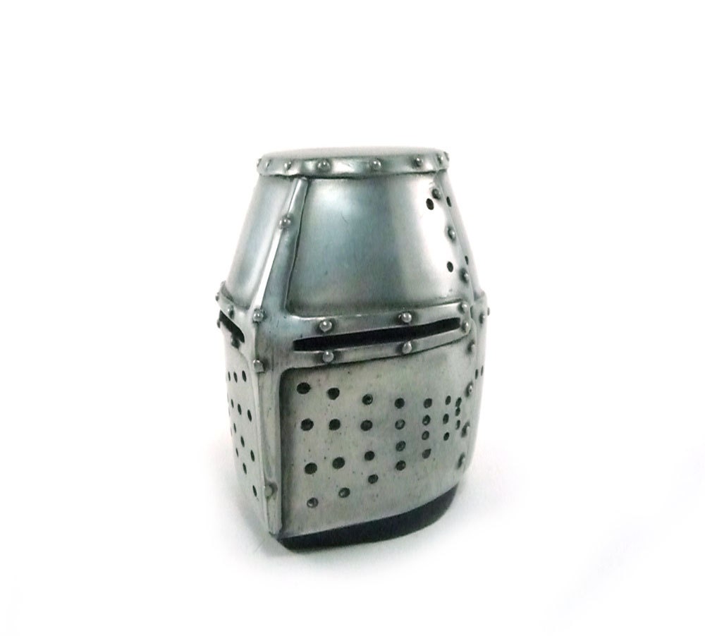 Knight in shining armor - Knight helmet paperweight