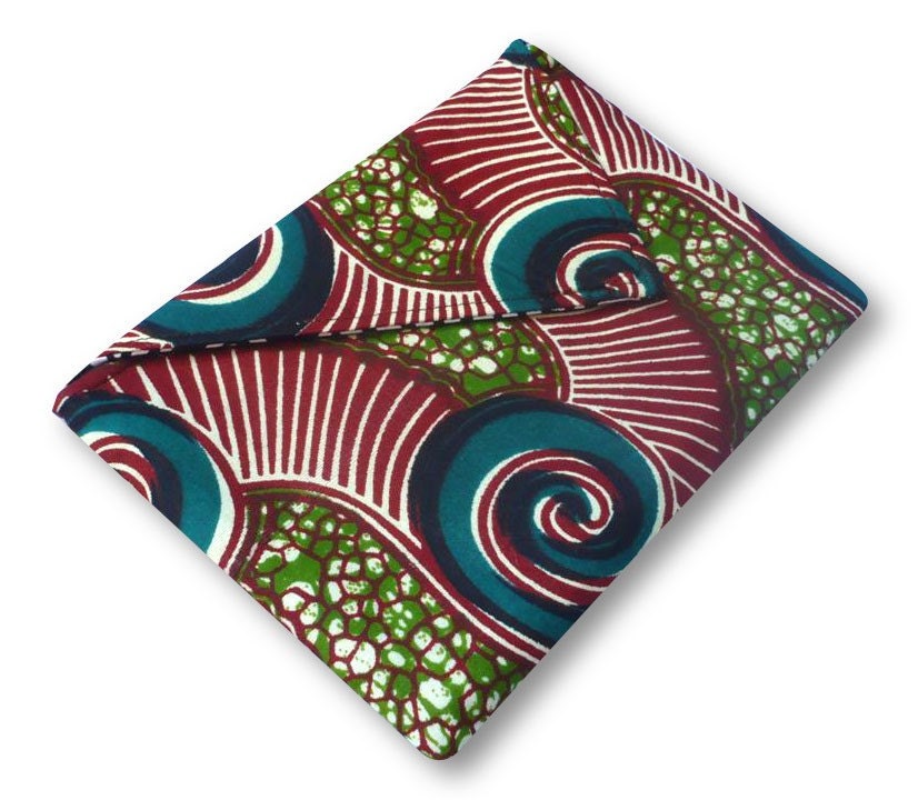 Vintage swirl wax print iPad Case/Clutch
