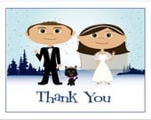 Winter Wedding Thank You Notes