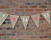 Save the date banner  ..  Photo prop  ...   coral