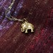Elephant Necklace - Gold