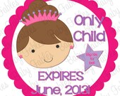Iron on Transfer - Only Child Princess