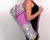 FREE SHIPPING- Elephant Ganesh Yoga Bag with a Zipper Pocket