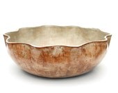 Rusty Ruffle Bowl