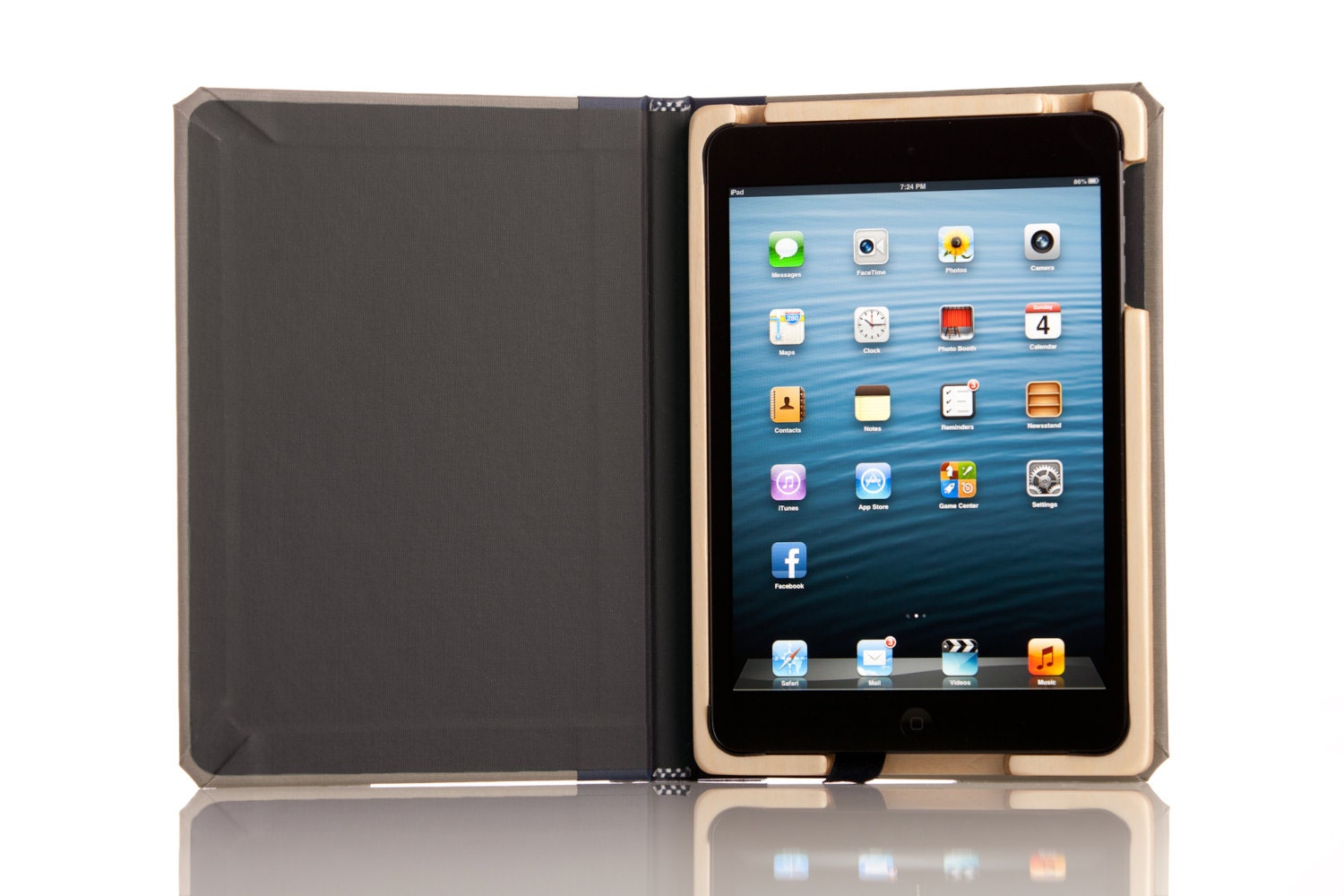 SECONDS SALE Graduate Edition case for iPad mini - Navy/Praline with Slate interior