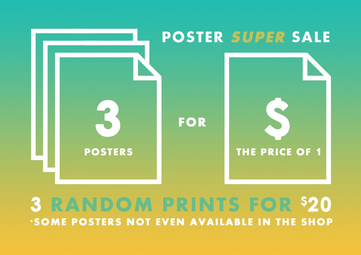 Poster Super Sale