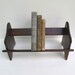 Bookshelf for Him - Tabletop Book Shelf - Small Brown Wood Library Shelf