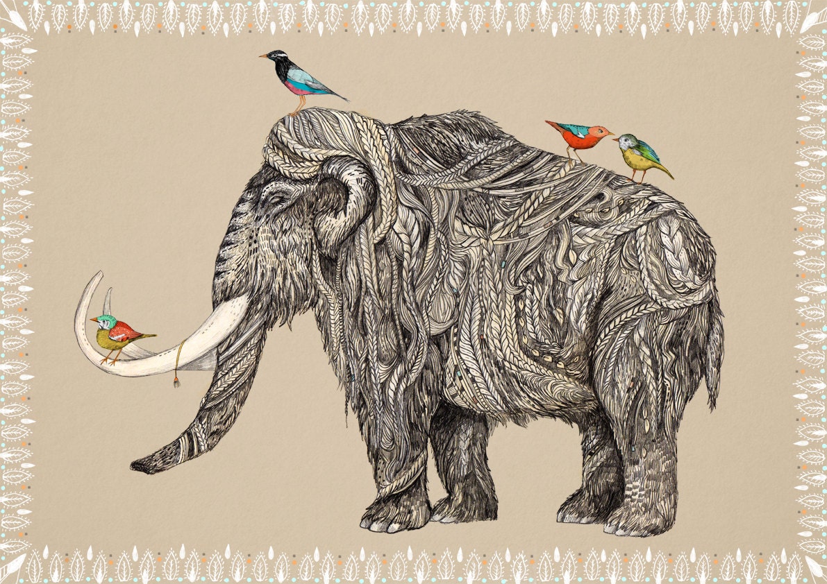 Tusk // A4 print