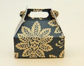 Jewelry Gift Wrap Box - Box for Rings - Figures, Black, Gold, Brown, Wedding, Beige, Romantic, White, Favor, Texture, Mini Box, Cute
