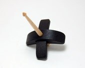 Small Turkish Spindle: Wenge and Curly Maple