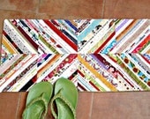 Upcycled Selvage Bath Mat Rug