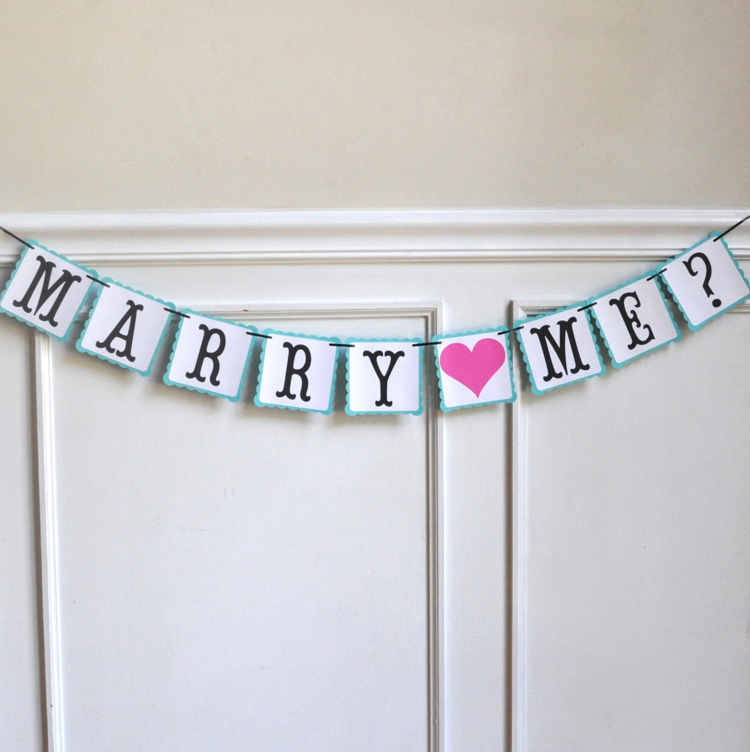 Marry Me Paper Banner - Proposal Idea, Extravagant Proposal, Romantic Proposal, Engagement Banner