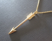 Gold Arrow Necklace
