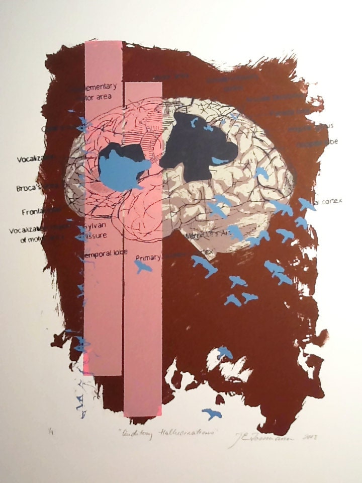 Auditory Hallucinations - 6 Color Print