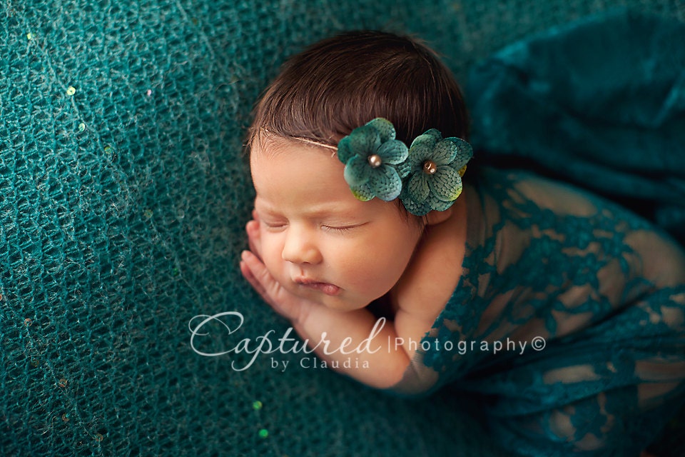 Leighton Heritage Newborn Lace Stretch Wrap Soft Swaddle Photography Prop