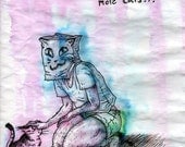 Sad Sack 2 (hand-colored cover) -- now with more cats