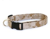ON SALE Large Dog Collar - Digital Desert Camo - Camouflage