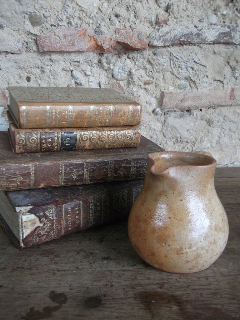 French Vintage Earthenware Jug