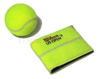 Recycled Tennis Ball Folding Wallet with Print