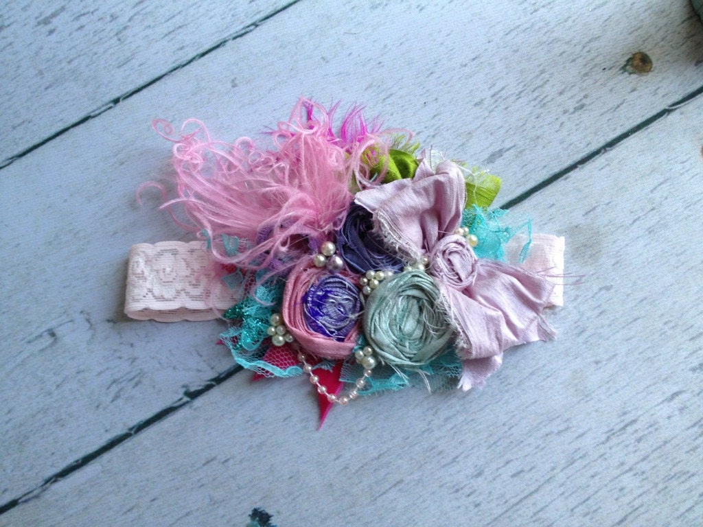 Dancing Dreams headband made to match Good Hart Spring 2013 by Matilda Jane