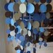Paper chandelier or mobile.  Beautiful for weddings, nurserys, or party decorations (made to order).
