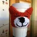 Orange Tabby Cat Coffee Cozy Amigurumi