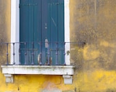 Fine Art Photography, Venice, Home Decor, Window, Balcony, Italy, 8x8 print