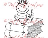 Mr Bookworm With Books