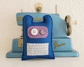 Navy Blue & Purple Miniature Monster Plush Toy