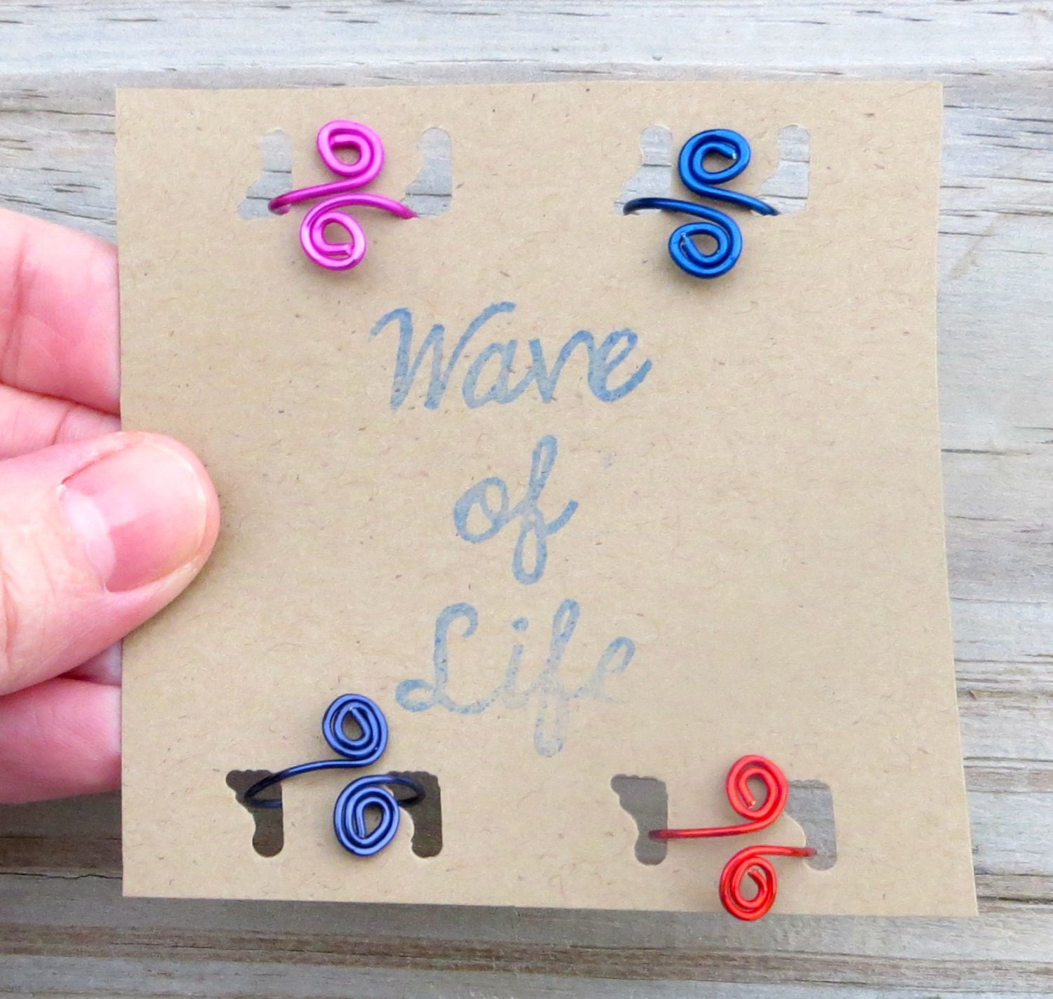 Toe Rings Upper Finger Rings 4 Pack Custom Colors
