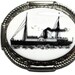 Steampunk Pin Steam Ship Cameo in Silver Plated Brass Brooch by Dr Brassy Steampunk