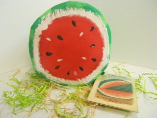 Watermelon Half, Large, Soft Sculpture
