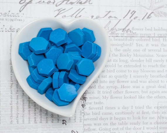 Blue Sealing Wax Beads...