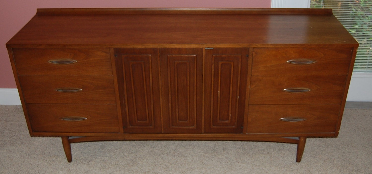 Broyhill Sculptra Credenza Danish Modern
