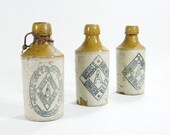 Vintage Stoneware BEER bottles