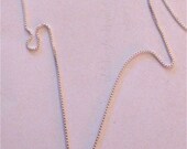 Sterling Silver Scissors charm on necklace vintage