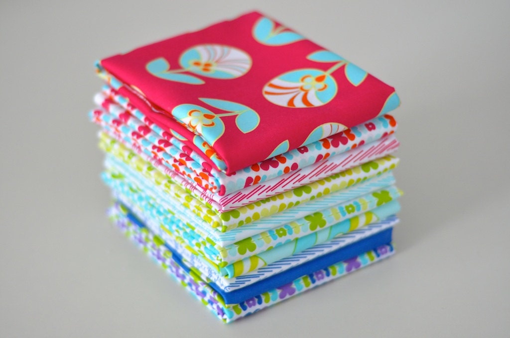 Color Me Retro Half Yard Bundle by Jeni Baker for Art Gallery Fabrics